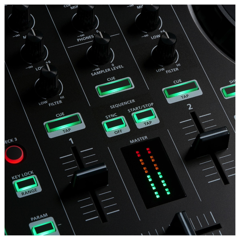 Roland DJ202 Controller 2 Canali 4 Deck per Serato DJ
